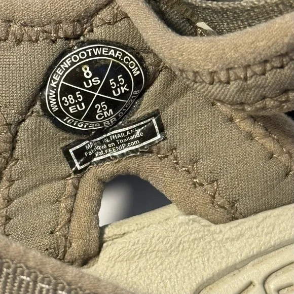 Keen Rose Sandals Taupe Women’s Size 8 Reinforced Toe Hiking - Picture 7 of 7